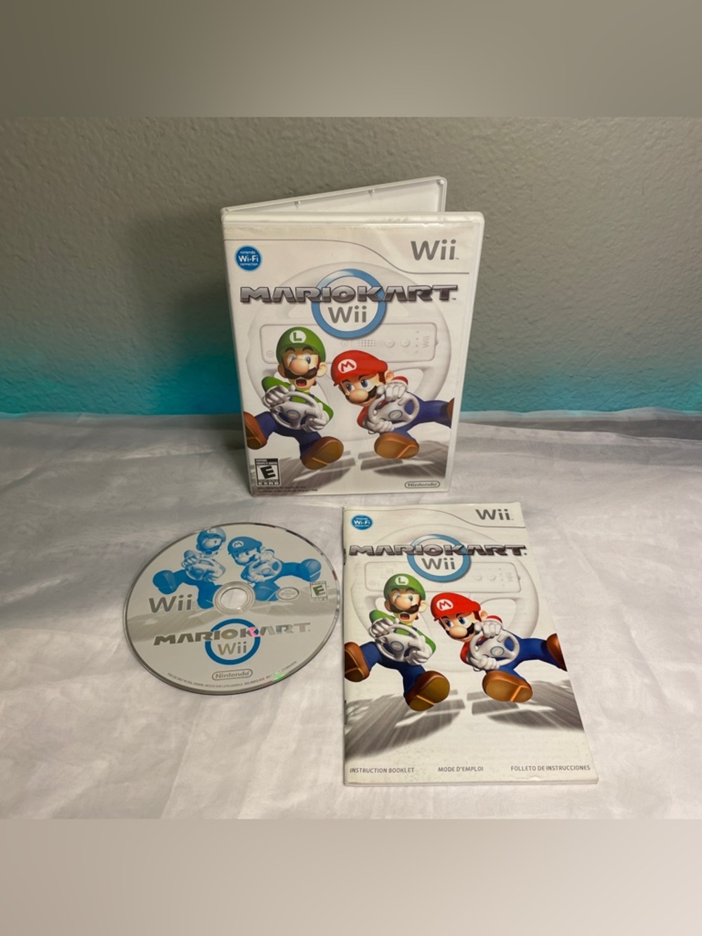 Mario Kart Wii (Nintendo Wii, 2008) CIB With Manual Tested and working Videogame